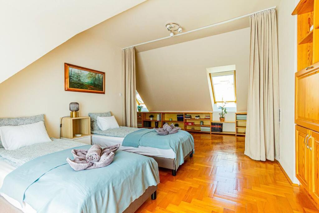 Roomy Apartment 80Sqm At City Center Free Parking Space, Ac & Balcony Budapešť Exteriér fotografie